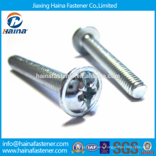 China Supplier Stock DIN967 SS316 stainless steel pan head screws with collar